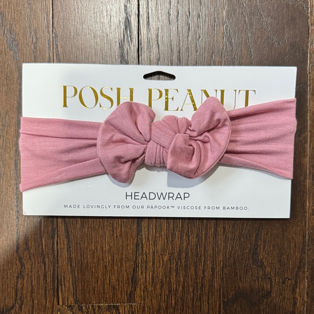 NWT Posh Peanut Mauve Headwrap for Kids